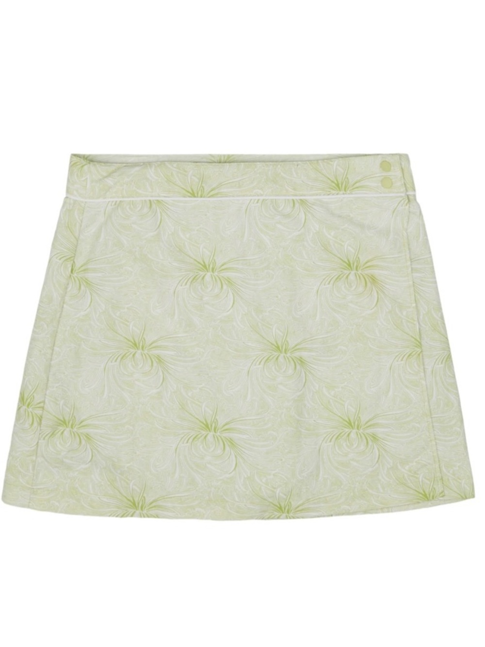 Patagonia Button Out Board Wrap Skirt Size 8 Meadow Green Paisley Hiking Beach